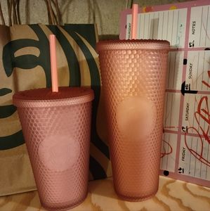 Starbucks Pink Jelly 💗 Studded Duo